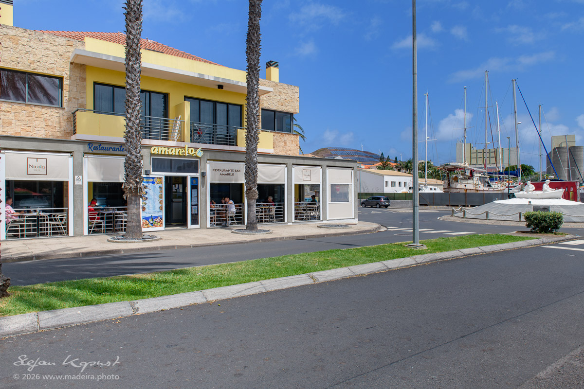 Außenansicht des Restaurant Amarelo in Caniçal